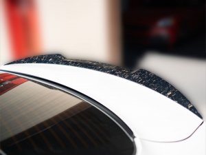 Alfa Romeo Giulia Trunk Spoiler - Carbon Fiber - QV Style - Feroce Carbon - Forged Carbon